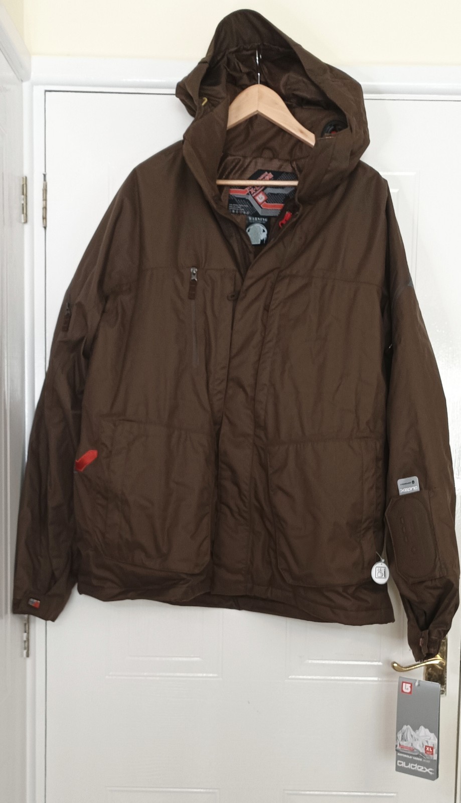 RARE Vintage Burton Motorola Audex Ski/Snowboard Jacket Bluetooth Size XL