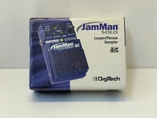 r74-DigiTech JamMan Solo Stereo Looper/Phrase Sampler SD HC Pedal w/Power Supply