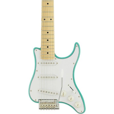 Traveler Guitar Travelcaster ホワイト/グリーン Traveler Guitar Travelcaster Deluxe || Electric Guitar