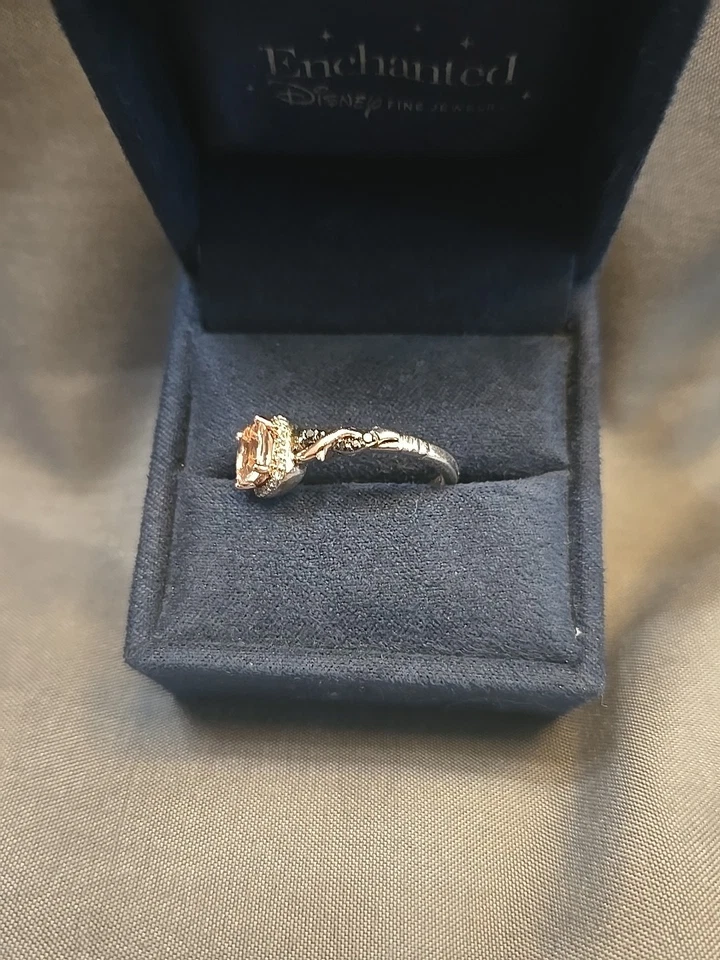 Villanos Disney Encantados Morganita Maléfica Diamante Negro Oro Rosa/Esterlina Foto 3 de 4