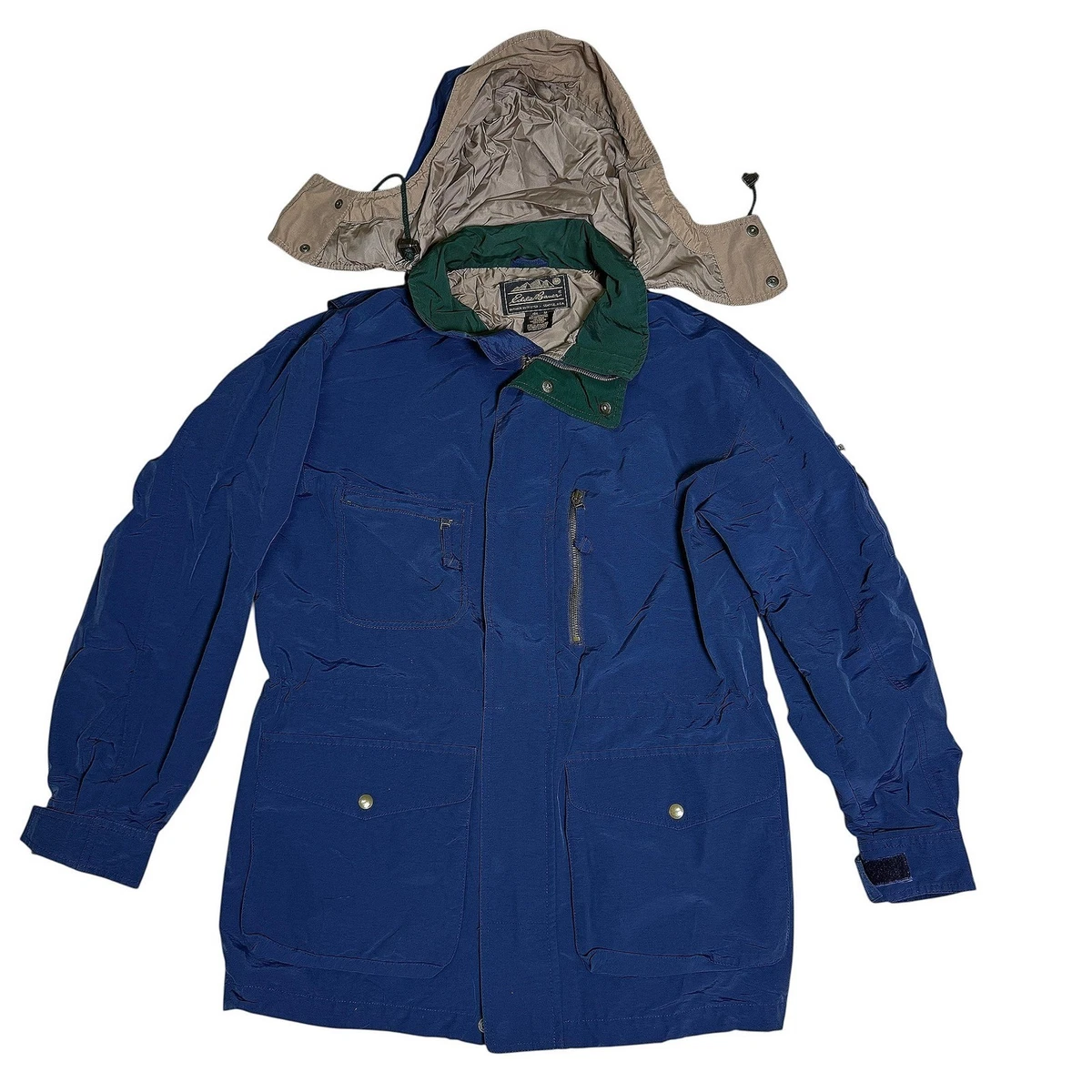 Veste Coupe-vent Eddie Bauer - Femme - Taille M - Violette - Capuche & Poches Zippées