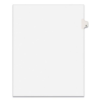 Avery Preprinted Legal Side Tab Index Dividers, 26-Tab, E, 11x8.5, 25/PK, (1405)