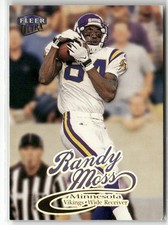 Randy Moss #406 Prices [Rookie] | 1998 Ultra | Football Cards