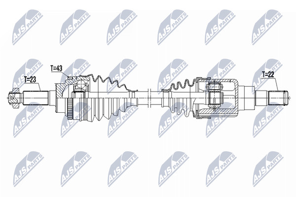 NEU - NTY NPW-SU-075 Antriebswelle FüR Suzuki-image