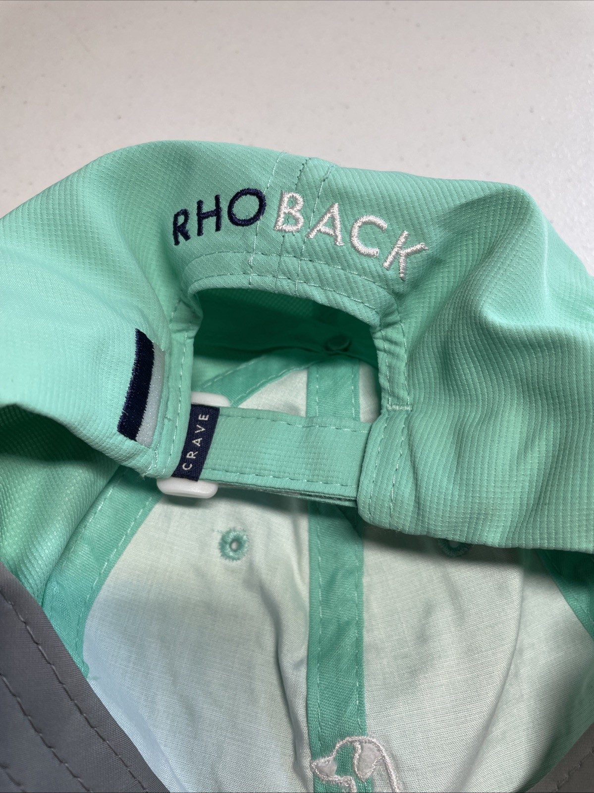 Rhoback Poly Performance Adjustable Hat Mint Gree… - image 6