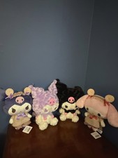 NWT Sanrio My Melody Kuromi Lot of 4 Medium 11-12  Plush Round1