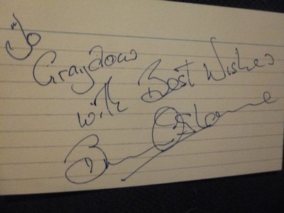 Carry On Some Mothers Do 'Ave'Em The Sandbaggers BRIAN OSBORNE handsignierte Karte