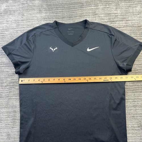 Nike Shirt Mens Large Rafa Nadal 2022 Melbourne Dri Fit ADV Court Tennis - Picture 8 of 9