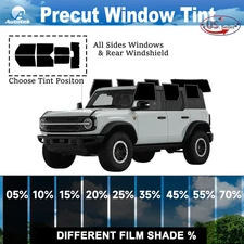 Computerized Custom PreCut 2Ply Window Tint Film Kit For 21-26 Ford Bronco 4door