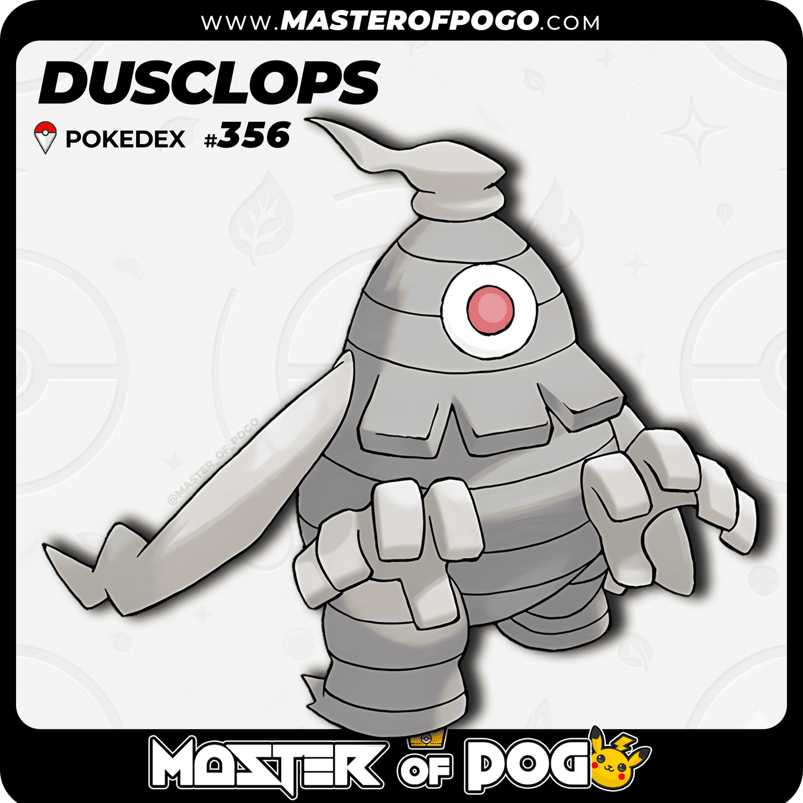 ✅ TRADE - Complete POKEDEX 🟥 | #356 - DUSCLOPS · Pokémon GO