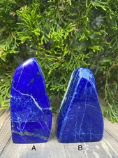 Natural Blue Lapis Lazuli Freeform Gemstone High Quality Smooth Polished Crystal
