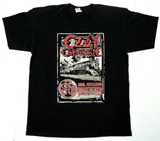 OZZY OSBOURNE T-shirt Crazy Train Hard Rock Heavy Metal Men's Tee New