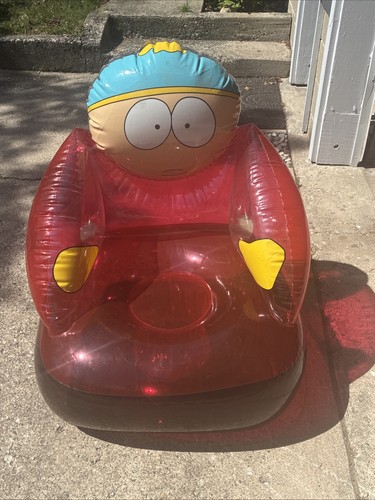 Vintage 1998 South Park Inflatable Cartman Chair Comedy Central Characters
