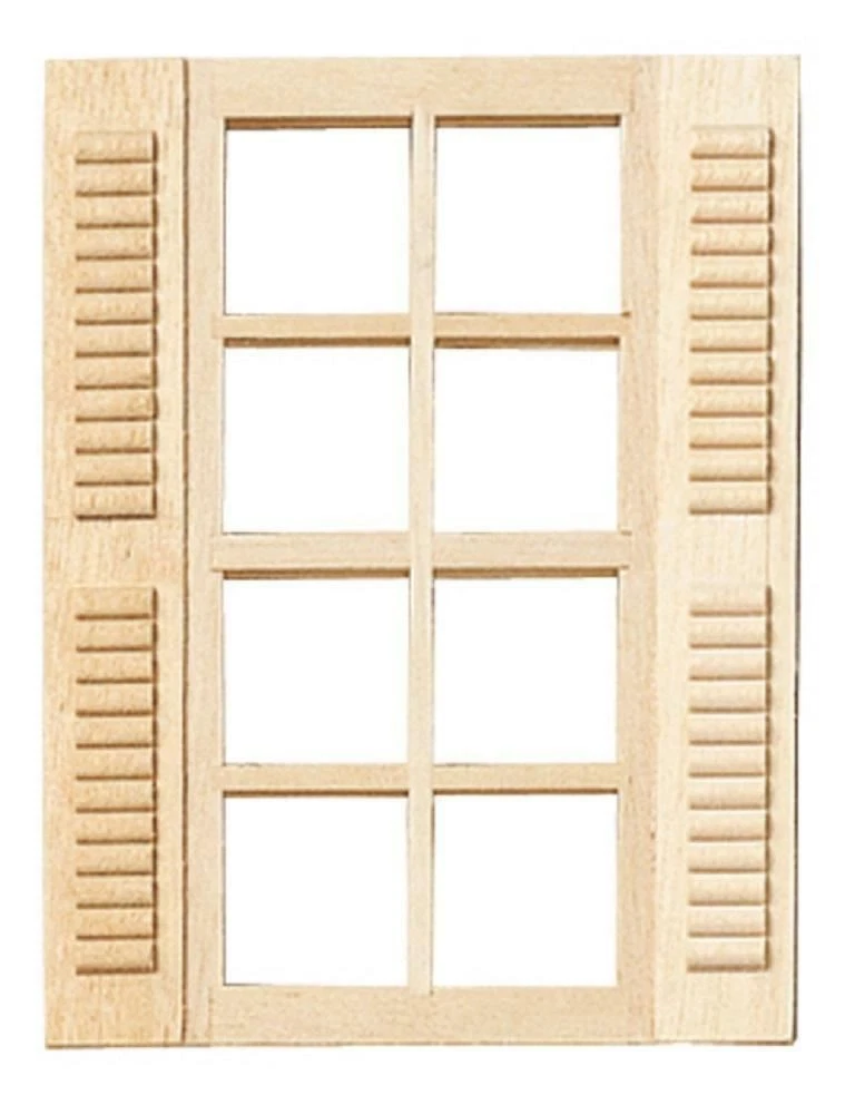 ILAND 2 Set Di Scale In Miniatura In Legno 1:12 Per Casa Delle Bambole - Con Corrimano Regolabili, Non Verniciate - 3