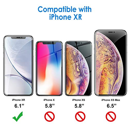 Case for iPhone XR 6.1-Inch, 360 Degree Full Body Protection Cover with Built - Picture 3 of 7