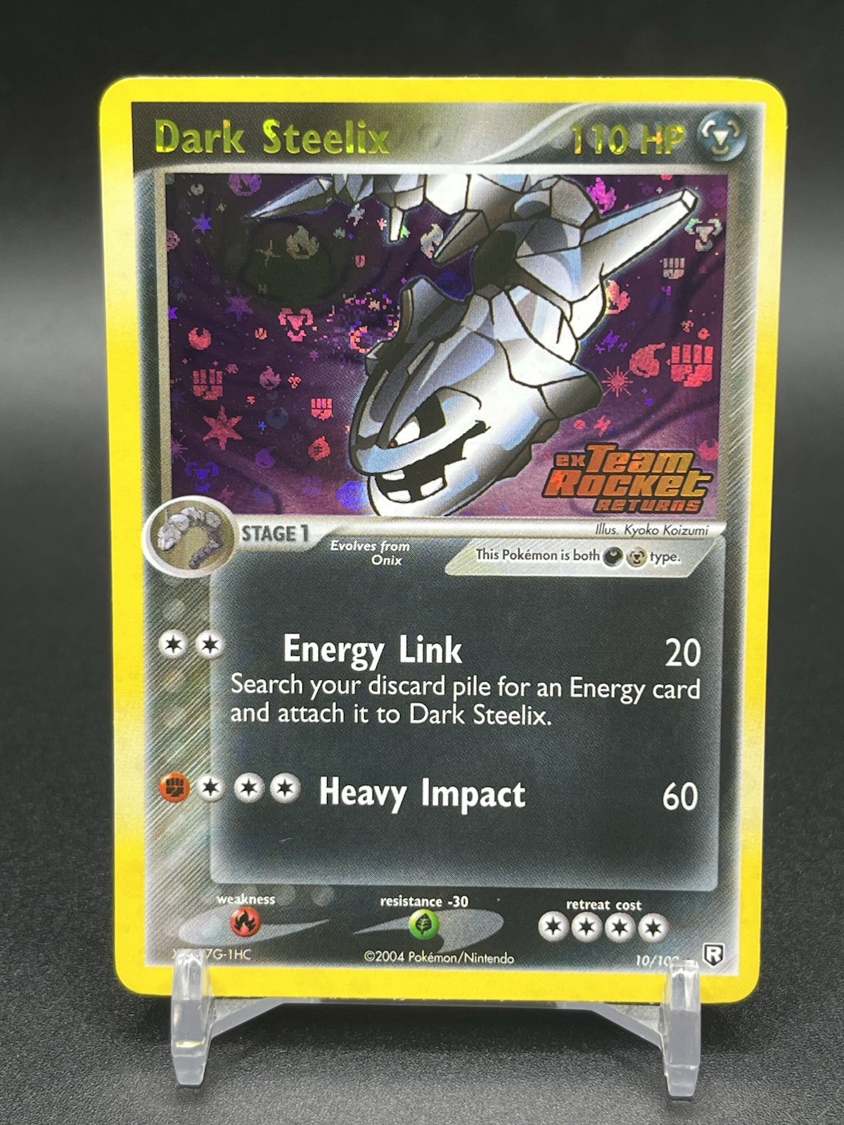 Pokemon TCG Dark Steelix 10/109 - EX Team Rocket Returns - Reverse Holo  - NM