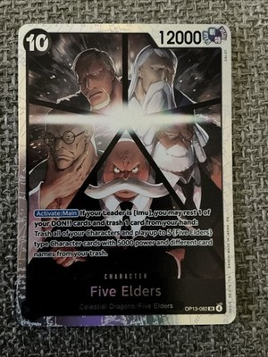 Five Elders OP13-082 Carrying On His Will Foil One Piece CCG