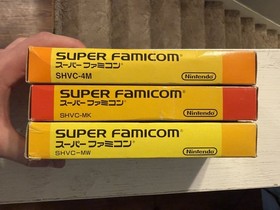 LOT OF 3: Famicom Super Mario World, Mario kart, Super Mario Bros ALL COMPLETE