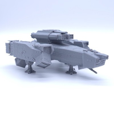 Nostromo  - 1'', 3'', 6'' or 12'' Model - Custom Space Ship Sci-Fi Elite Alien Xeno