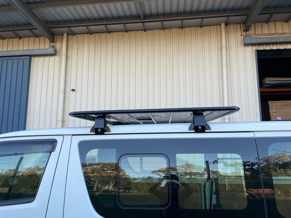Gutter Mount Steel Roof Rack Flat 146x135cm fit Hiace Van Low Roof LWB ...