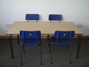 furniture preschool classroom tution stacking chair centre table