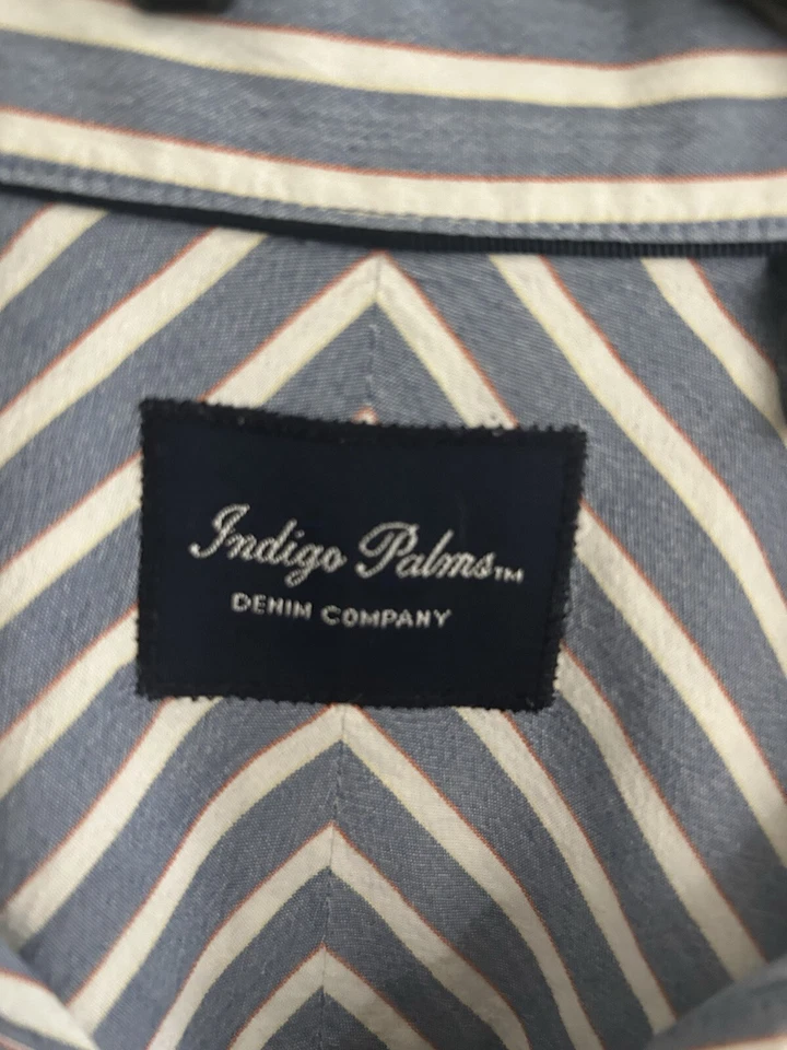 Camisa abotonada Indigo Palms Denim Company para hombre •Talla XXL Foto 2 de 4