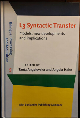 L3 Syntactic Transfer: Models, new developments and implications