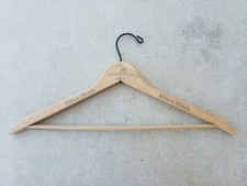 Hilton Hotels Around The World Wooden Clothes Hanger FREE SHIPPING
