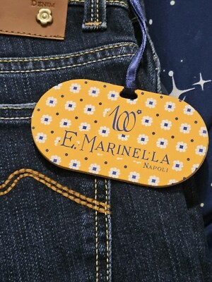 E.Marinella Capri 100 Year Old Limited Edition Jeans With Tag Size w32/46