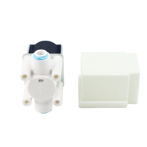 Electroválvula de entrada de agua de 12 V 1/4" sistema puro de ósmosis inversa RO cerrado normal - Imagen 8 de 12