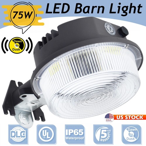 75 Watts LED Barn Yard Light Dusk to Dawn Street Led Lights Outdoor LED Lighting - Picture 2 of 12