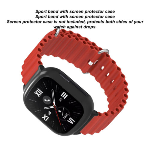 Wristwatch Strap Sport Silicone Band Soft Anti Falling Flexible Durability - Picture 13 of 22