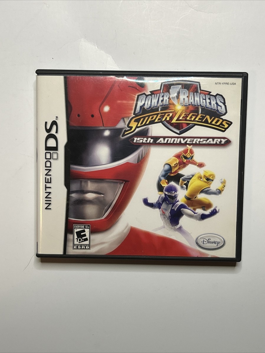 Nintendo DS Game - Power Rangers Super Legends 15 Anniversary