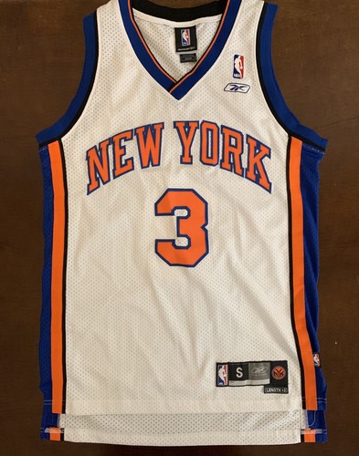 Vintage Reebok NBA New York Knicks Stephon Marbury Basketball Jersey - Picture 1 of 6