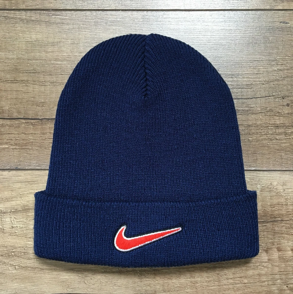 90's vintage Nike Center Swoosh Beanie Hat