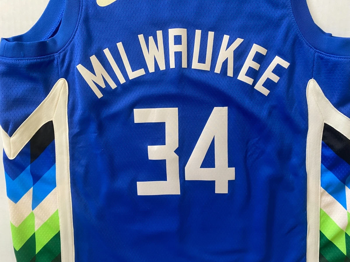 Giannis Antetokounmpo Bucks – City Edition Nike NBA Swingman Jersey