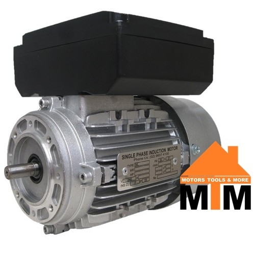Single Phase Electric Motor 240v 0.55 kW 0.75 HP 1400rpm 4 Pole IMB14 Flange - Picture 3 of 5