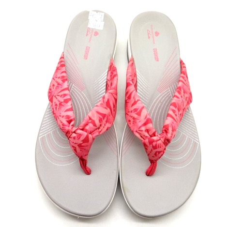 Clarks Cloudsteppers Pink Casual Slide Flip Flop Sandals Shoes Women's 10 M  | eBay