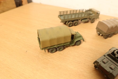 Vintage HO Military Vehicles Bundle Recovery Trucks Covered Minitanks DBGM ROCO - Picture 20 of 24