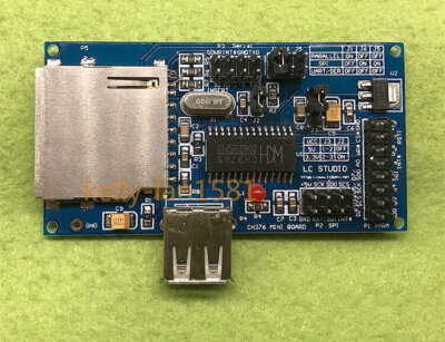 1pcs Evaluation Board CH376S U Disk SD Card Mouse Parallel Port SPI Interface