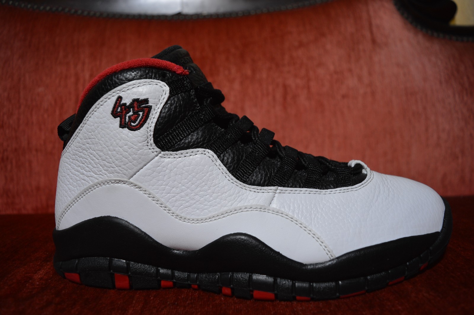 WORN 2X Nike Air Jordan 10 Size Retro Double Nickel 45 Size 10 8 310805-102 Chicago 7a9833 WORN 2X Nike Air Jordan 10 Size Retro Double Nickel 45 Size 10 8 310805-102 Chicago 7a9833