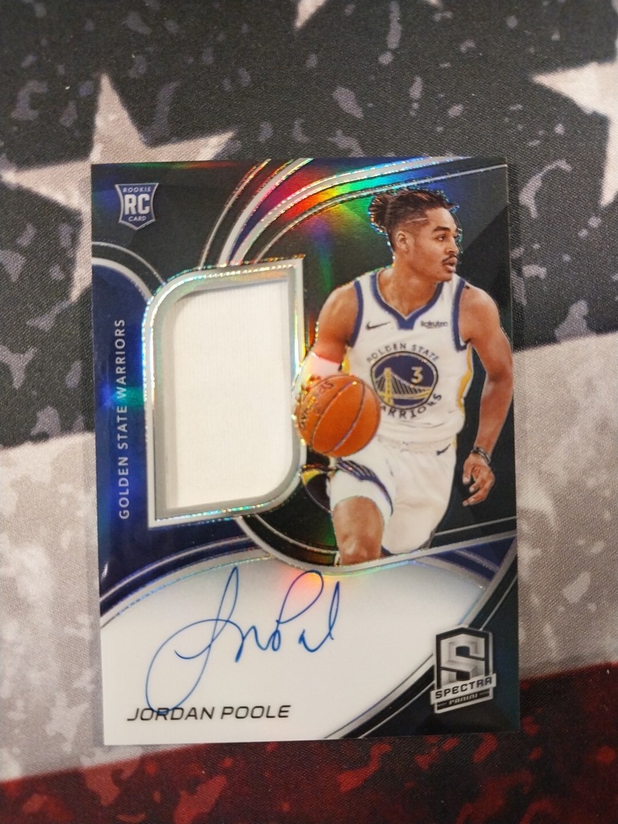 2019-20 Panini Spectra - Rookie Jersey Autographs Jordan Poole
