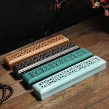 Ceramic Incense Burner Fireproof Cotton Hollow Incenses Stick Cone Holder