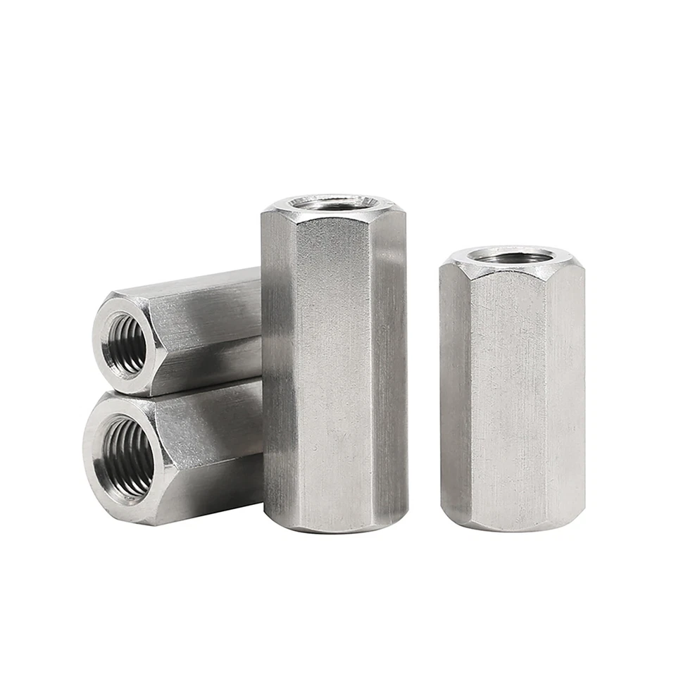 Verbindungsmuffern Sechskant M3 - M24 Edelstahl A2 V2A Langmutter Gewindemuffe - Bild 3 von 4