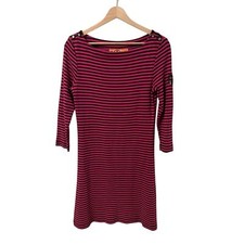 Tory Burch Striped Casual Dress Sz S