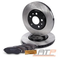 BREMSSCHEIBEN BELÜFTET Ø296 + BREMSBELÄGE VORNE FÜR OPEL VIVARO B RENAULT TRAFIC