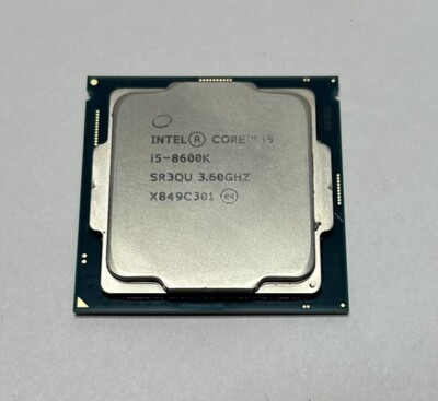INTEL CORE I5-8600K SIX CORE PROCESSOR | 3.60GHZ | SR3QU - Grade A
