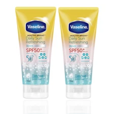 Vaseline Healthy Bright Daily Sun Refreshing Serum SPF50+ PA++++, 170 ml x 2 Pcs