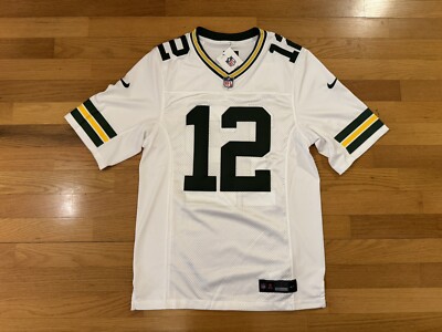 New S Nike Green Bay Packers Aaron Rodgers Vapor Limited White