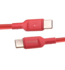 For Samsung Galaxy S24/Ultra/Plus - USB-C to Type-C Red 6ft Long Cable PD Fast